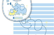 Boys Bib applique and open embroidery creeper