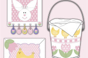 Easter Wall Hanging, Pillow, & Bucket