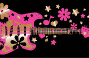 Girls Guitar Junior screenprint