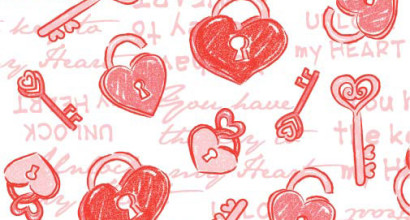 Valentine Print for floral and gift wrap