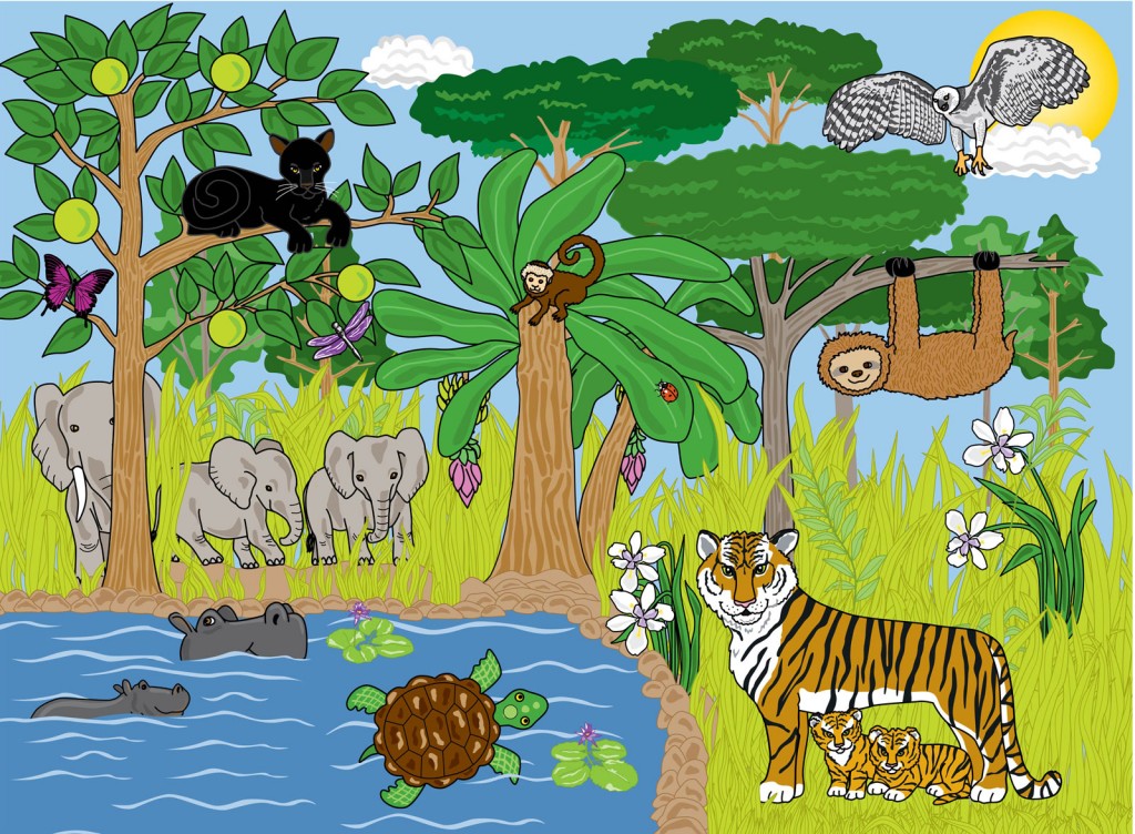 Art for children's blanket