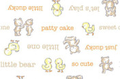 Teddies and ducks neuter print
