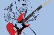 Rock Dog Screen Print