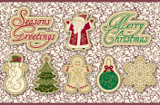 Holiday Vintage Buttons © Blumenthal/Lansing