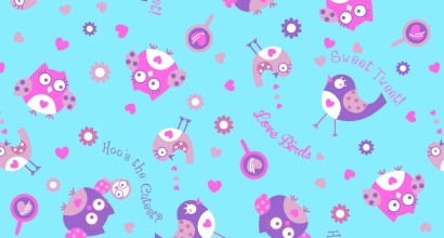 Owl & Bird Print