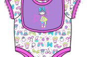 Girly Girl Creeper Bib Set 